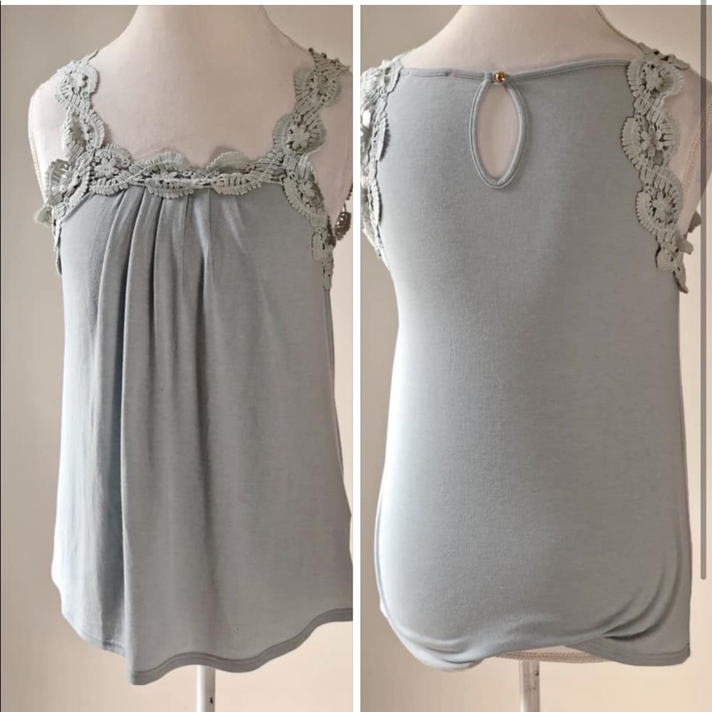 Sweet light blue tank top